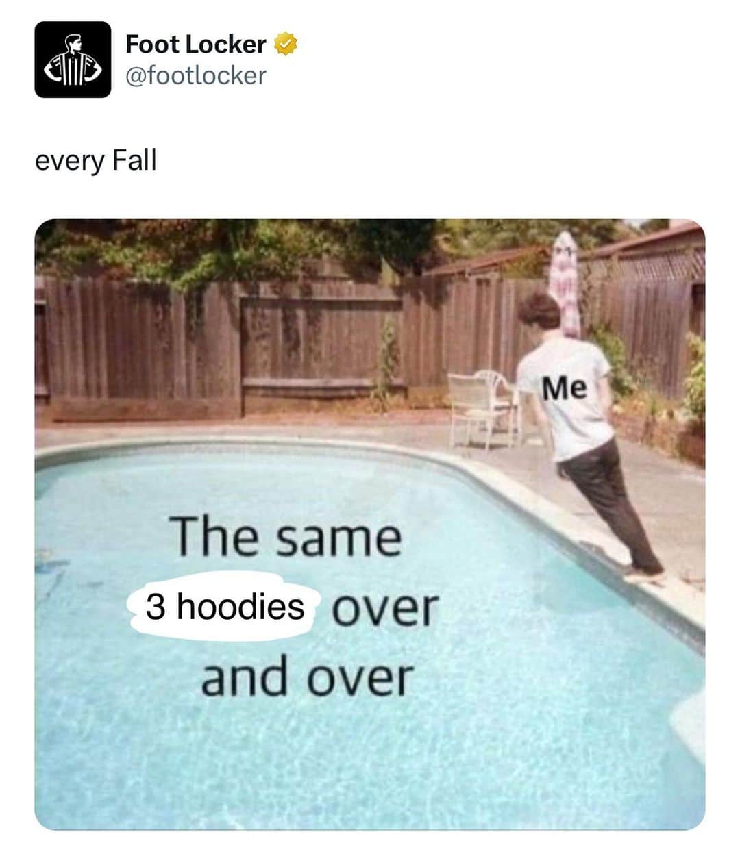 Foot Lockerのインスタグラム：「favorite hoodies hit different 😅」
