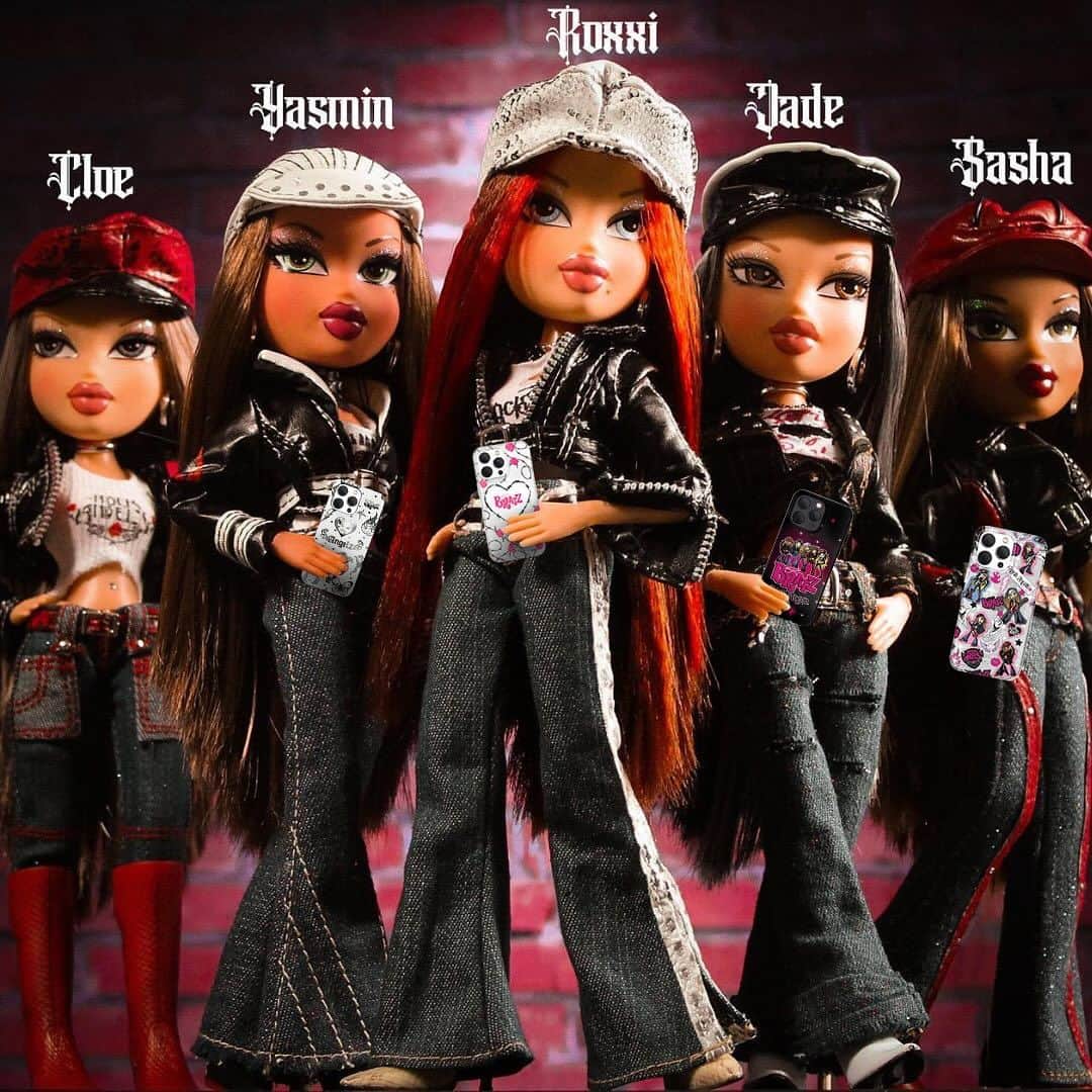 VELVETCAVIARのインスタグラム：「Which Rock Angel is your style icon? Check out our stories for some scorchin' style inspo 💋🔥 #bratzrockangelzxvelvetcaviar」