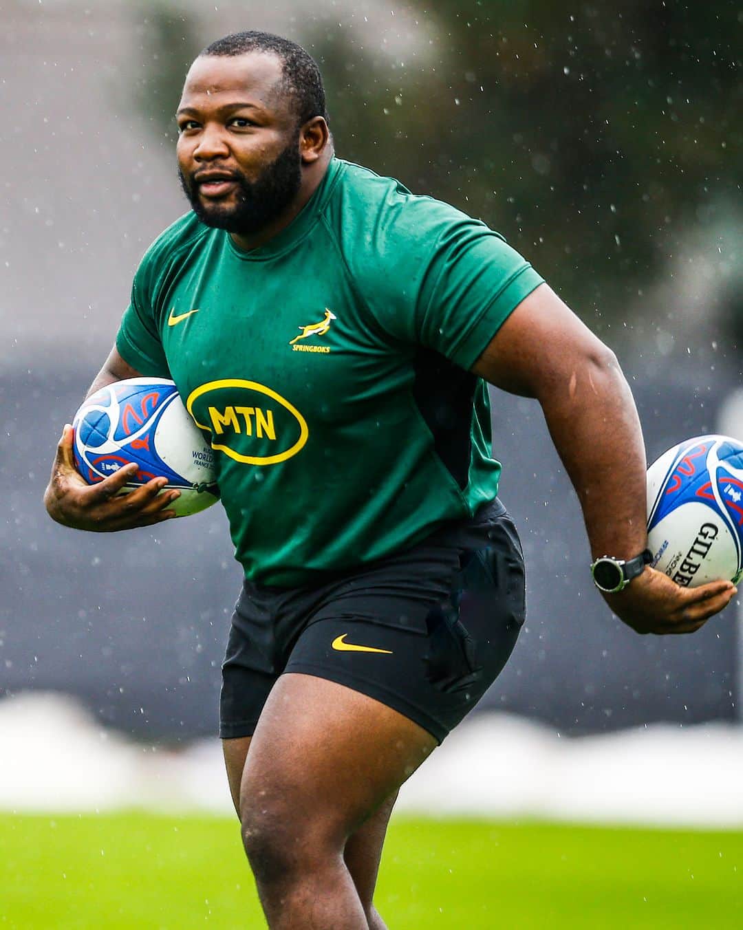 ラグビー南アフリカ代表のインスタグラム：「Do the work, control the controllable ✅ #Springboks #StrongerTogether #RWC2023  📸 Gallo Images」
