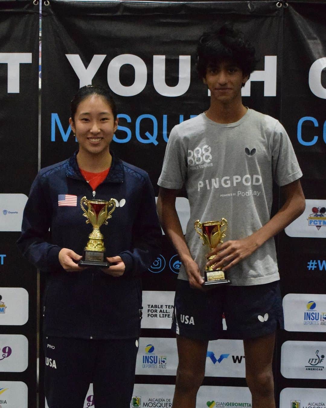ITTF Worldさんのインスタグラム写真 - (ITTF WorldInstagram)「Presenting the Champions of WTT Youth Contender Mosquera 2023! 🇨🇴🌟   U17 Girls' Singles - Isabella Xu 🏆🇺🇸 U17 Boys' Singles - Steven Moreno 🏆🇵🇷 U19 Girls' Singles - Juliana Lozada 🏆🇨🇴 U19 Boys' Singles - Nandan Naresh 🏆🇺🇸 U19 Mixed Doubles - Nandan Naresh/Isabella Xu 🏆🇺🇸  The hot goss in Mosquera 👉 bit.ly/3FrosVa  #WTTYouthSeries」10月24日 0時43分 - wtt