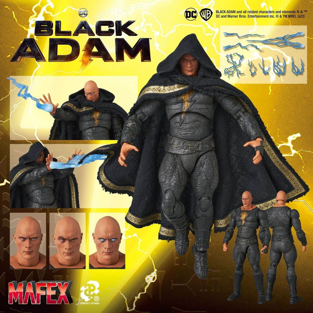 MEDICOM TOYさんのインスタグラム写真 - (MEDICOM TOYInstagram)「2024年9月発売予定⚡👊💥⚡  #medicomtoy #メディコムトイ  #mafex #BLACKADAM #ブラックアダム #DC」10月24日 10時30分 - medicom_toy