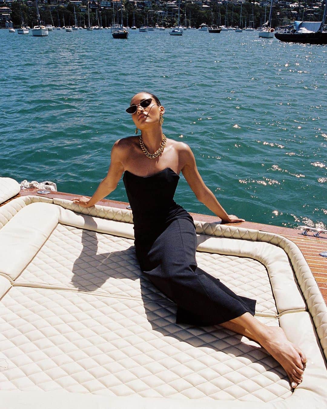 KOOKAI のインスタグラム：「Introducing Riviera •• Shop the Oyster Strapless Dress in boutiques and online #kookai」