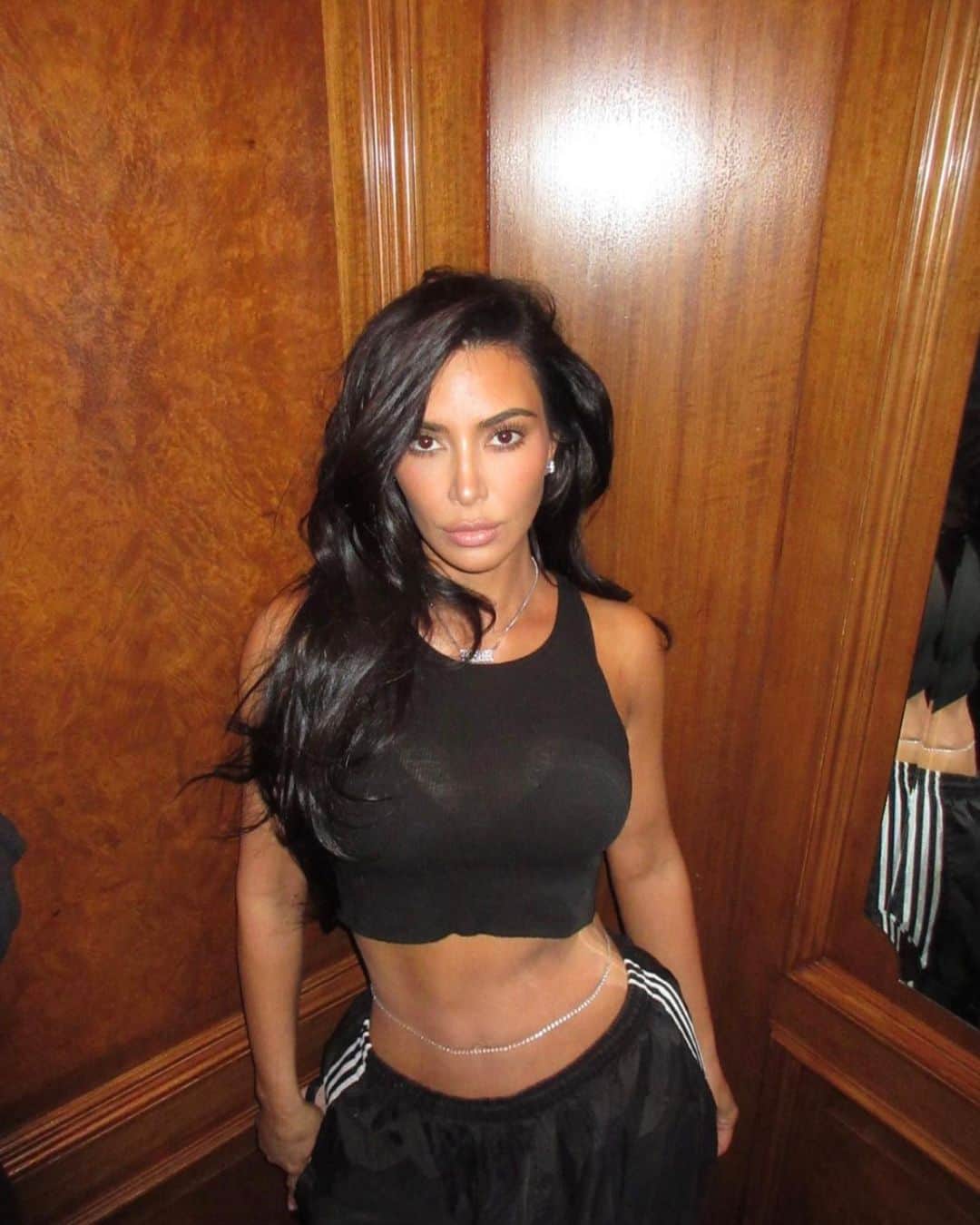Cosmopolitanのインスタグラム：「Kim Kardashian celebrated her birthday over the weekend with a fiery look featuring some red-hot cutouts. See the 🔥 pics at the link in bio.  #rg @kimkardashian」