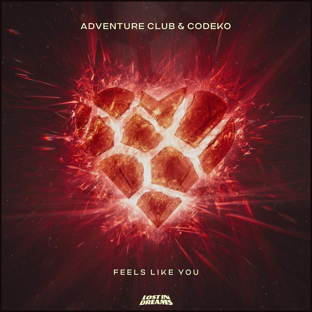 Adventure Clubのインスタグラム：「Next up via #LostInDreamsRecs, @adventureclub & @codekomusic release their new single, “Feels Like You” ❤️ OUT FRIDAY!」