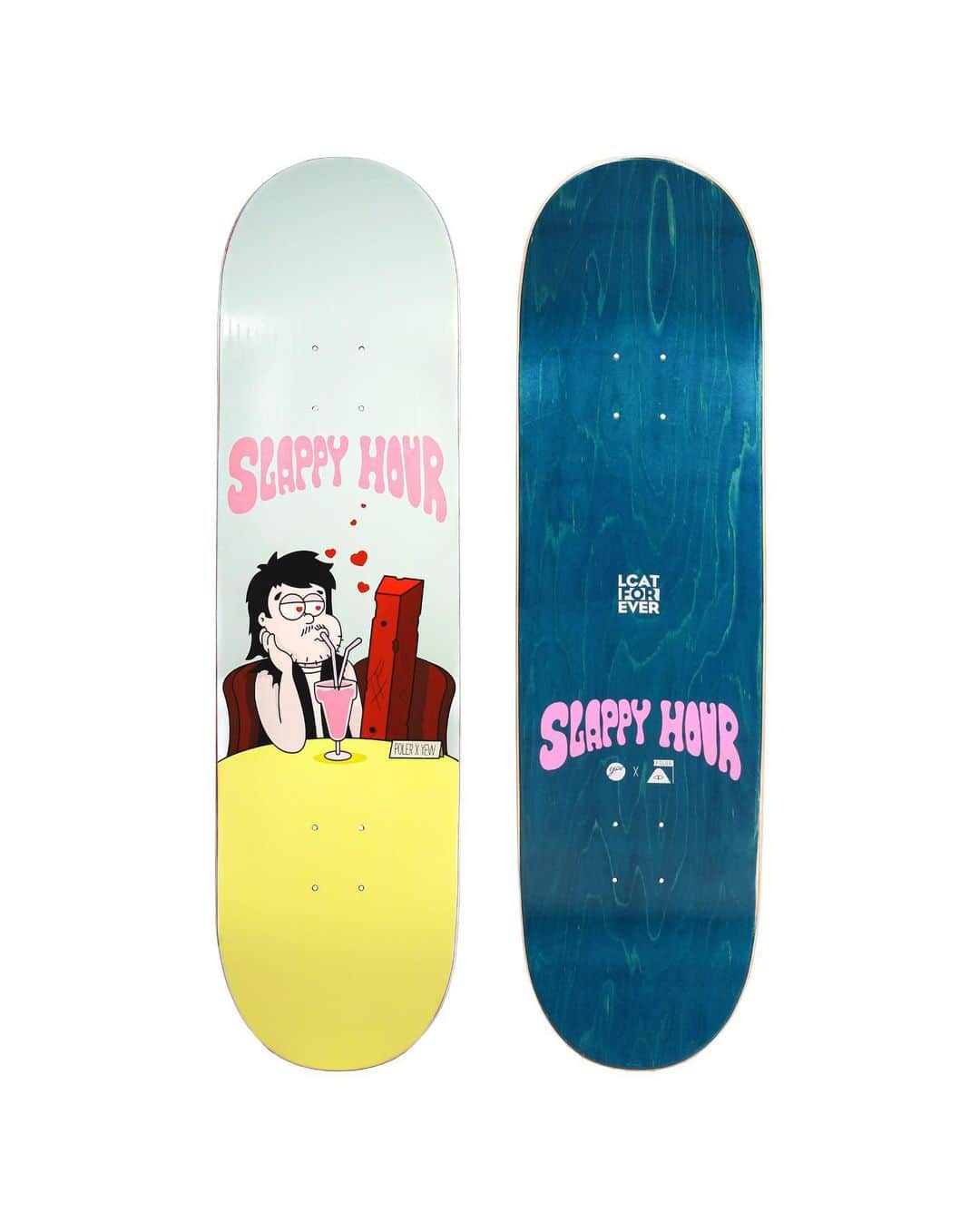 Poler Outdoor Stuffさんのインスタグラム写真 - (Poler Outdoor StuffInstagram)「OCTOBER 29TH! Yew Skateboards & Poler Stuff present Slappy Hour 💖 A slappy contest and collaboration board release party!   Bring your best slappy and costume (encouraged but not required) and join us at @polerportland for free drinks and pizza! 🍺🍕  Sunday October 29th 12-5pm  Artwork by Chad Richardson @noheacreativeco 💋  Thank yew to @polerportland  @polerstuff  @tactics  @lakailtd @10barrelbrewing  @sizzlepie  @noheacreativeco  See you there! #yewskateboards #lcatforever」10月24日 4時58分 - polerstuff