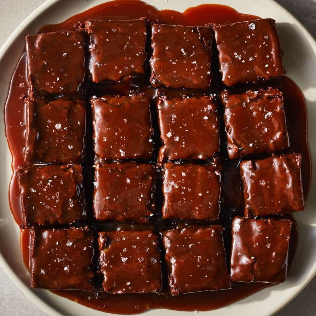 Food & Wineのインスタグラム：「Wasn't planning on baking on a Monday but then we saw these Salted Caramel Brownies and well, it's time to preheat the oven. Get Vallrery Lomas' (@foodieinnewyork) fudgy, gooey, intensely chocolatey brownies at the link in bio. 📸: @jencausey」