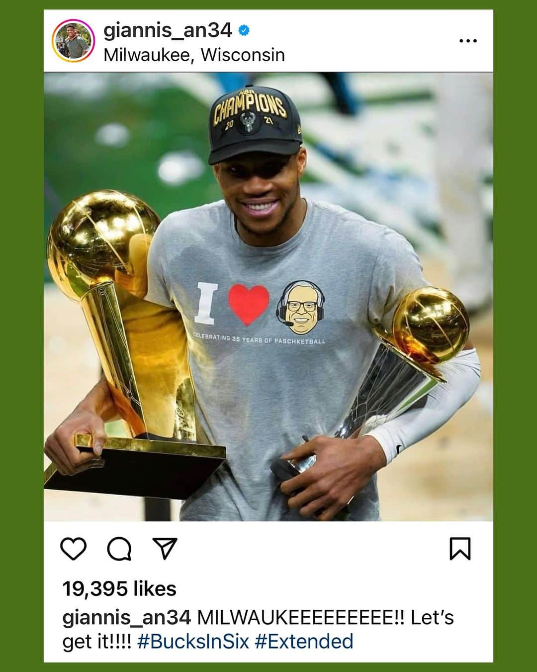 レイチェル・ニコルズさんのインスタグラム写真 - (レイチェル・ニコルズInstagram)「Soooo, things with Dame seem to be going well. Giannis announces he’s signed a three-year, $186 million extension a year earlier than expected. #Bucks」10月24日 7時46分 - rachel_nichols