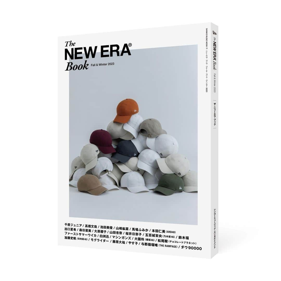 New Era Japan オフィシャル Instagram アカウントのインスタグラム：「【The New Era® Book】⁠ ⁠ 『The New Era® Book / Fall & Winter 2023』⁠ シンコーミュージック・エンタテイメントより、10月26日(木)に発売されます。⁠ ⁠ #NewEra #ニューエラ @michopa1030 @hirona_yamazaki @fumika_baba @10_hitomi_06 @natsuki__deguchi__official @hinami_mori @chihara_jr @fumiya_0_3_1_2 @1_rui_yonamine_6 @sakurako_ohara @f_s_uika @anna_yamada_ @taiyu_fujiwara @fukagawamai.official #五百城茉央 @matsuoshun @sakurai.hinako_official @wolf_howl_harmony #大園玲 @kyohate @mgrd33 @mazzel_official @katoshi.official @fujimasawako_official @yoji_0106 @jin_shirasu_official @nishi.hori @takizawa0914 @myra_arai @noa_shiroyama_official #ダウ90000 @inoue_yuki_ @kitakana._.official @sakurako.official @bish_the_next_official @yamaguchi_nonoka_official @s_fuku_te @nanaka_kukita #やす子」