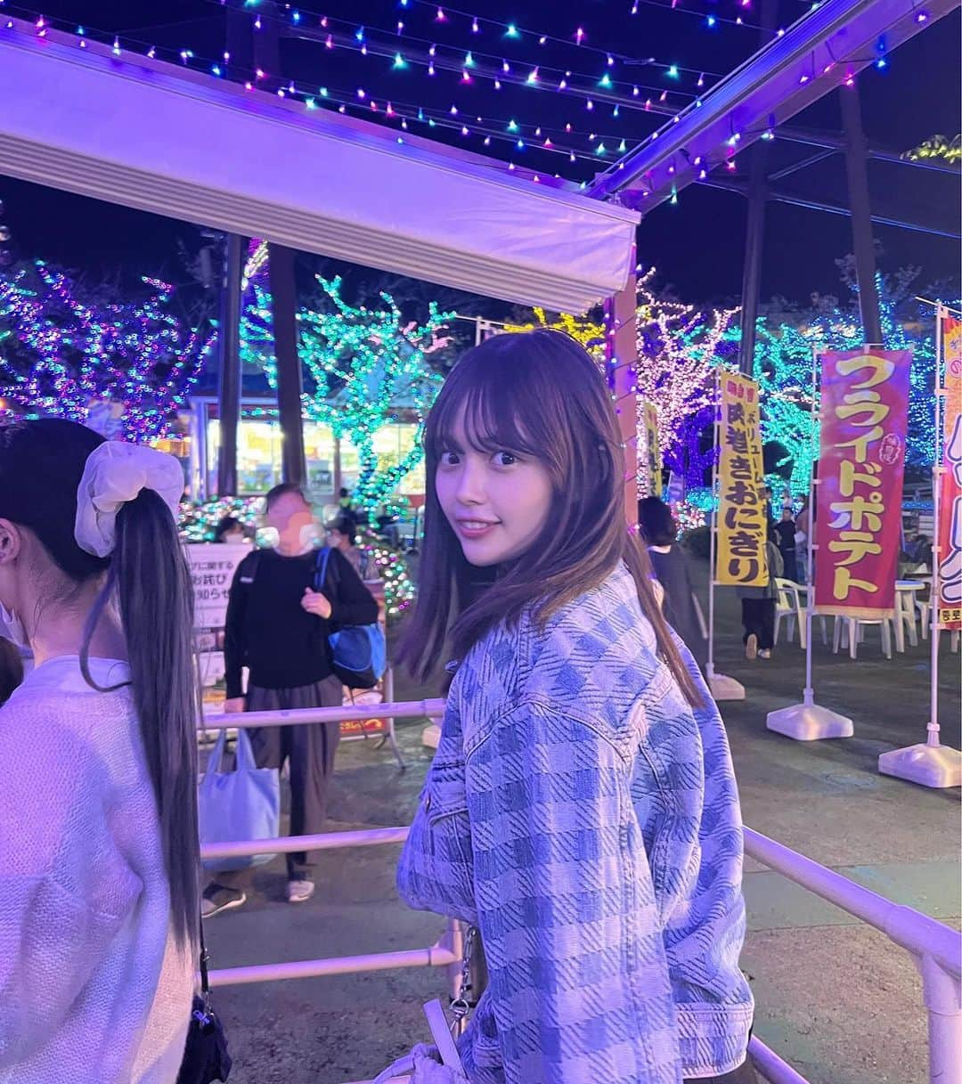 森日菜美のインスタグラム：「きらきら~🌏💫💜 #みかんたべたい」