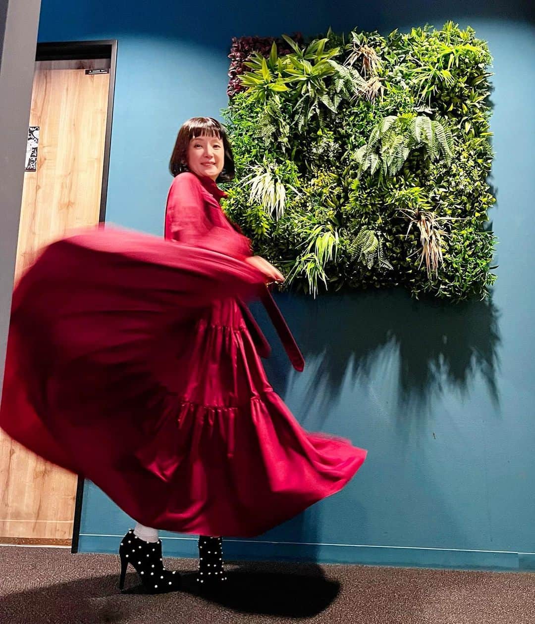 千秋のインスタグラム：「カサブランカみたい💃🏻 知らんけど。 Yahoo!の取材でした。出たら見てね。」