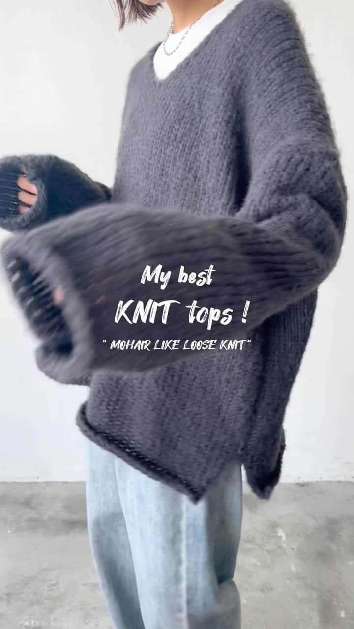 のインスタグラム：「🧶My best knit  大好評ニットをご紹介！ オーバーでゆったりと着れるアイテムが盛りだくさんです◎ ㅤㅤ ━━━━━━━━━━━━━━━ ㅤ #モヘアライクルーズニット price/¥4,290(tax in) color/black.gray.beige size/FREE  #ロゴジャガードオーバーサイズプルオーバー price/¥5,390(tax in) color/navy.gray size/FREE  #片畦オーバーサイズニット price/¥4,290(tax in) color/red.ivory.gray.blue.pink size/FREE  #シャギーオーバーサイズカーディガン price/¥5,390(tax in) color/ivory.gray.black.green size/FREE  #サムホール付きクルーネックニット price/¥3,960(tax in) color/ivory.gray.brown.red size/FREE ㅤㅤ ━━━━━━━━━━━━━━━ ㅤㅤ ※撮影環境の加工感により、実物と色味が異なる場合がございます。 実物に近い色味はZOZOTOWNページ内画像をご参照ください。  #auntierosa#arholiday#holiday#auntierosaholiday#アンティローザホリデー#ホリデー#アンティローザ#2023AW#zozotown#zozotown購入品#ファッション #ワンマイルコーデ #イエベ #ブルベ #秋コーデ #冬コーデ#シンプルコーデ#モードカジュアル #リラックス #リラックカジュアル #大人カジュアル #大人ファッション」