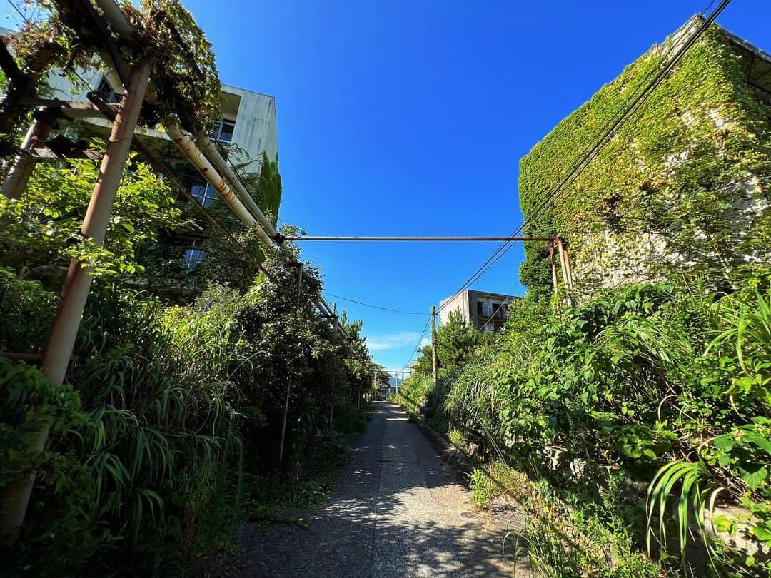 DAISHI DANCEのインスタグラム：「#長崎 #池島 #廃墟島 #廃墟  この団地の中にまだ何部屋か住んでる人がいる不思議な島 来年は泊まりで行きたい」