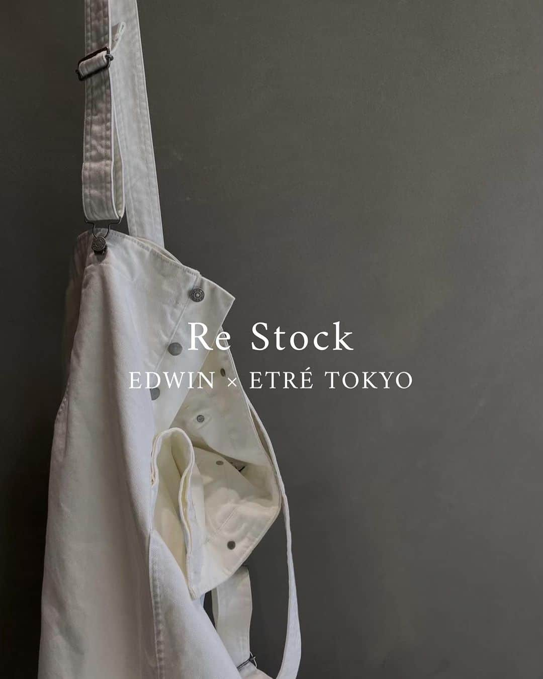 ETRÉ TOKYO ストアのインスタグラム：「@etretokyo  【10/26 New Arrival】  ㅤㅤㅤ ㅤㅤㅤ #edwinetretokyocoreデニムハイライズサススカート WHITE / BLUE / INDIGO S.M size ¥27,500(tax in) ㅤㅤㅤ ㅤㅤ ㅤㅤㅤ新宿スタッフ @etretokyo_sae 168cm  BLUE / M size 着用  @etretokyo_risa 160cm BLUE / S size 着用  本社スタッフ @_s_a_r_a_s_a_ 160cm WHITE / M size 着用  @etretokyo_yuko 160cm INGIDO / M size 着用  ㅤㅤㅤ  ㅤㅤㅤ┈┈┈┈┈┈┈┈┈┈┈┈┈┈┈┈┈┈┈ ㅤㅤㅤ ㅤㅤ  【INFORMATION】 ⁡ㅤㅤㅤ ⁡ ※10/26(木)発売のアイテムは、10/27(金)12:00よりお在庫のある場合、ルミネカード会員様限定で店舗通販のご利用が可能です。  ⁡ ※お電話がつながりにくい可能性がございます。 ⁡ ※また混雑時には入場制限及び 試着点数の制限を設けさせて頂きます。 予めご了承ください。 ⁡ ⁡ ご理解、ご協力を賜りますよう 心よりお願い申し上げます。   ㅤㅤㅤ 【LUMINE SHINJUKU STORE】 ETRÉ TOKYO ルミネ新宿2店 TEL：03-5989-0979  ー営業時間ー (平日、土日祝)11:00-21:00 ⁡  #etretokyo#etre#fashion#etretokyoshinjuku #etre#2023etre#etretokyo_staff_ootd#2023aw #大人ファッションコーデ #シンプルスタイル  #オトナカジュアルコーデ  #フラットシューズ #白黒コーデ #デニムスカート #サスペンダー #デニムスタイル」