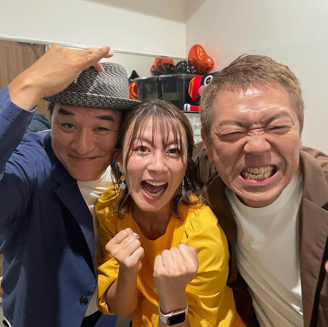 大島由香里さんのインスタグラム写真 - (大島由香里Instagram)「今回はなんだかビールの進みが早かったです 2枚目はスタンバイ中のアマレス兄弟の相方  #YouTube #企業対抗カラオケ選手権 #第5回 #次回は11月28日 #玉袋筋太郎 #ピエール瀧」10月24日 12時45分 - yukari__oshima