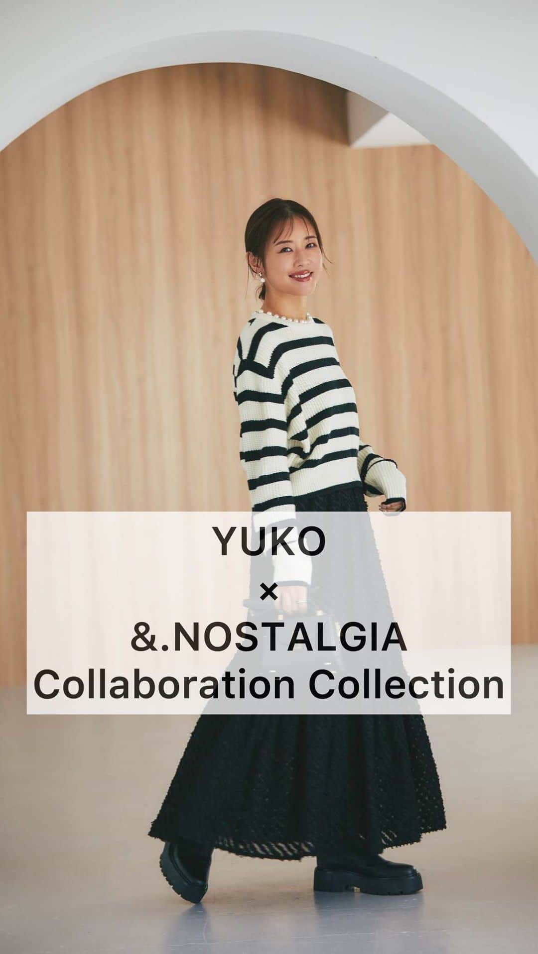 nostalgia_jpのインスタグラム：「. YUKO×&.NOSTALGIA Collaboration Collection  本日、NEW CATALOGがUPされました！  Official siteにて、是非チェックしてみてください。   #nostalgiajp#nostalgia#nos #nosstyle#fashion#cordinate #ノスタルジア#ノス#ノスジョ」