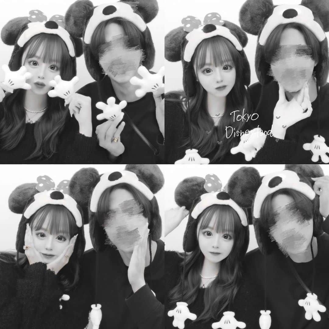 蘂のインスタグラム：「ハロウィンディズニー楽しかった- ̗̀ 🎃 ̖́- 7ヶ月ぶりにプリ一緒に撮った( ᜊº-° )ᜊ」