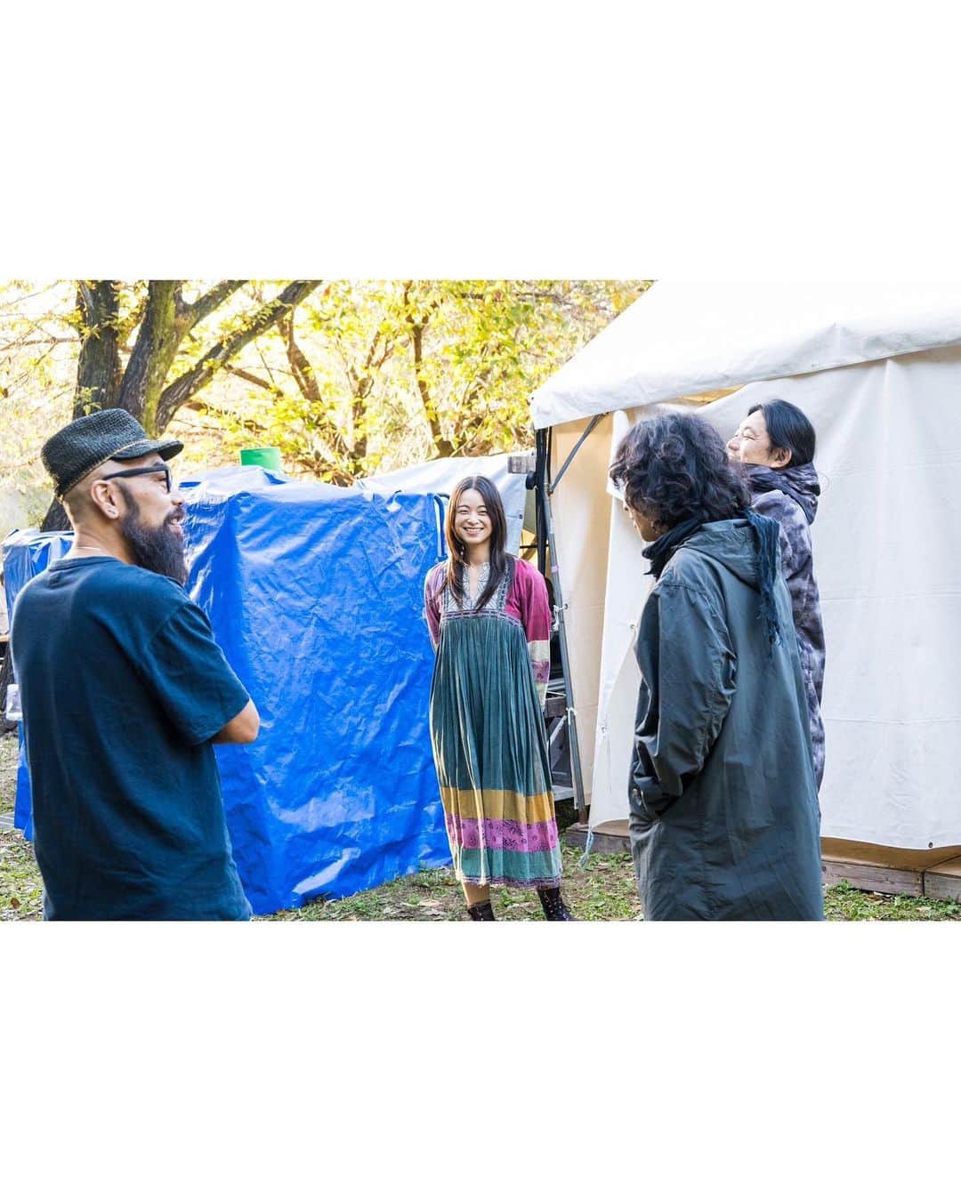片平里菜のインスタグラム：「2023.10.22 三鷹の森フェスティバル 📷🌿 @ishii_maki」