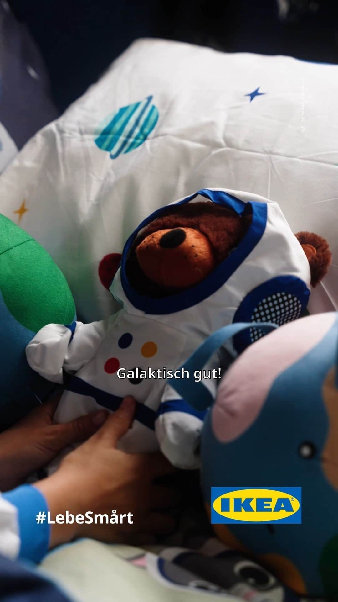 IKEA Austriaのインスタグラム：「Erkunde den Welttraum mit AFTONSPARV, der neuen Kinderkollektion und lass deine Fantasie abheben! 🚀 #LebeSmårt」