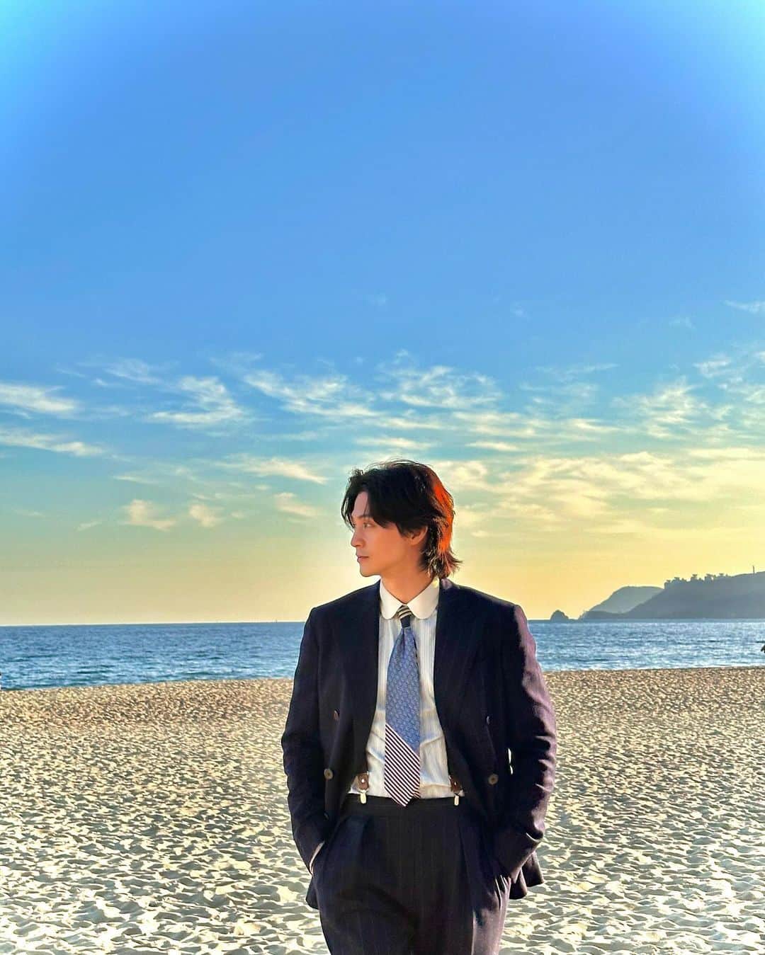 キム・ジフンのインスタグラム：「_  #Busan  @poloralphlauren  @tods」