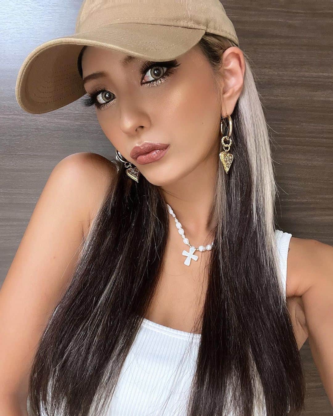 ゆん（並木優奈）のインスタグラム：「@_______ang の ピアスとネックレス♡  アレルギー対応素材だから 金アレのゆんでもずっと付けてられる！」
