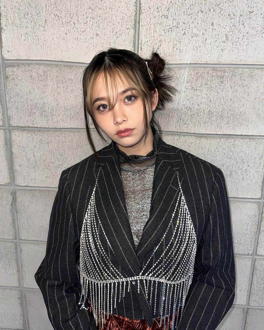 新田あゆなのインスタグラム：「・ ストーリーで好評だったからフィードにも載せよ♡  撮影データ届くの楽しみ︎‪🫶🏻❤️‍🔥」
