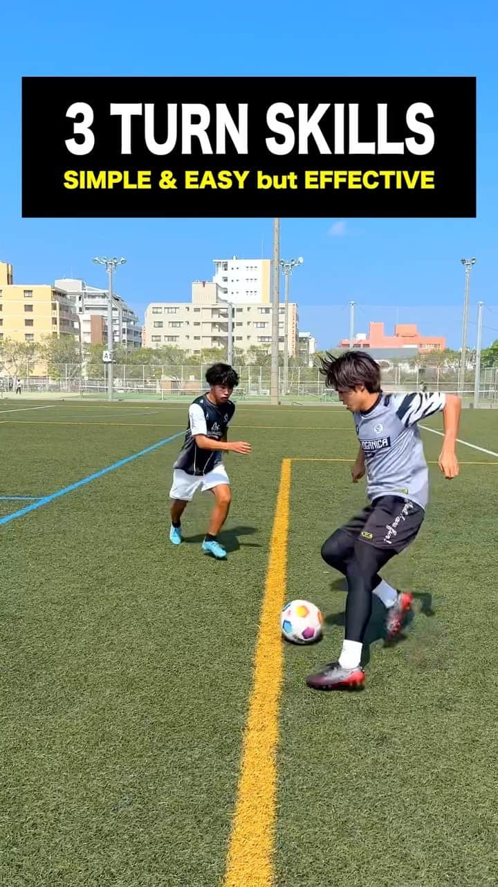 タクヤのインスタグラム：「LEARN 3 SIMPLE but EFFECTIVE TURN SKILLS👍 ⁡ 簡単で効果的な3つのターンスキル👍 ⁡ @regate_takuya」