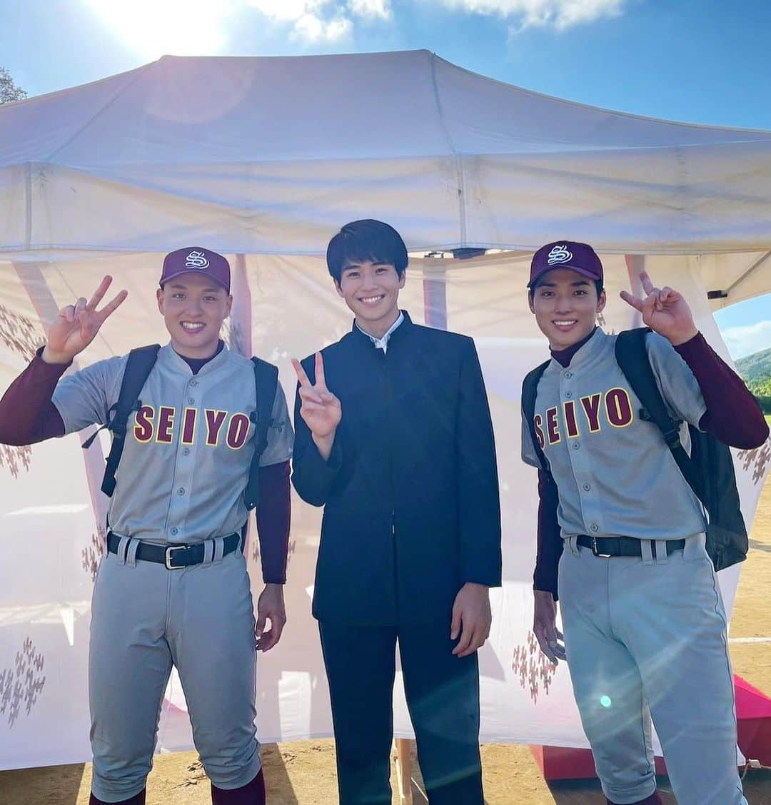 しょーたのインスタグラム：「中学では松坂バーズでチームメイト！ 高校に上がって犬塚翔（中沢元紀くん）は越山高校、江戸川快斗（清谷春瑠くん）と児玉拓海は星葉高校に！  別の高校に進んでお互い甲子園を目指す！ これからどうなって行くのかお楽しみに⚾️  #下剋上球児」