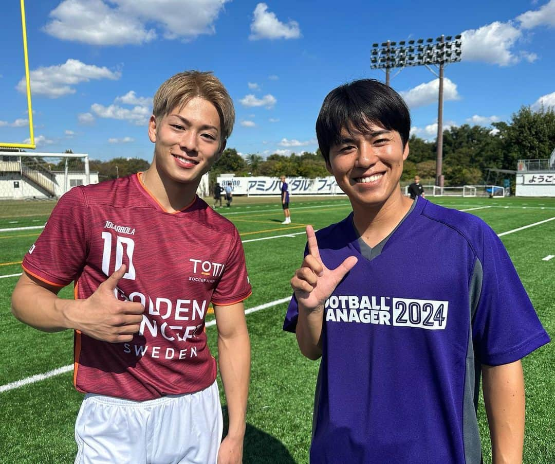 けーごのインスタグラム：「. 2世コンビ！ 三浦孝太くん！強いしイケメンて無敵やん！！ 親が日本代表で子供が格闘家&YouTuberは 誰も予想できなかったはず。笑 #三浦孝太 #リゼムけーご  #2世」