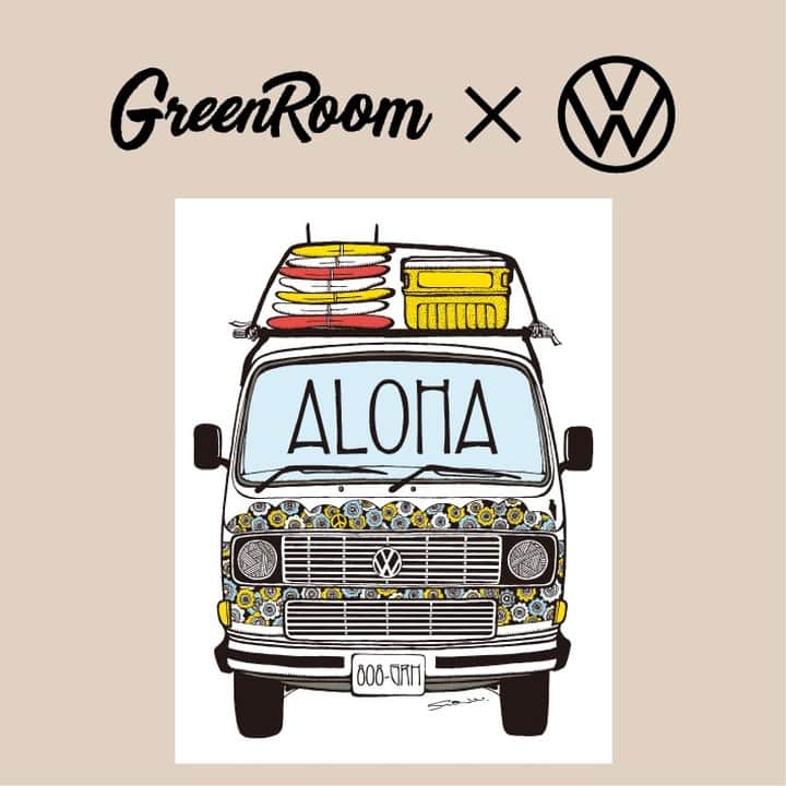 フォルクスワーゲンさんのインスタグラム写真 - (フォルクスワーゲンInstagram)「＼ 🏄‍♀️ @greenroomgallery × Volkswagen 🚗 ／ ART COLLECTION プレゼントキャンペーン第④弾 🖼  4人目のアーティストは、独自のアートワークの 世界観で多方面で活躍中のSHO WATANABE氏(@sho_watanabe_)  グロメッツサーファーへのサポートなどを 熱心に行うなど​サーフカルチャーに精通する WATANABE氏の作品の中から 今回は、Type2（ワーゲンバス）をモチーフにした GREENROOMオリジナル作品”ALOHA BUS”を 抽選で5名様にプレゼント🎁​ 特別なオリジナルフォトフレームも付いてきます✨  詳しくはプロフィールの「キャンペーン」ハイライトを ご覧ください👆  応募期間: 2023年10月24日(火)〜11月13日(月)  #フォルクスワーゲン​ #ワーゲン #ワーゲンバス #ビートル #Volkswagen #VW #GREENROOM #ArtCollection #ALOHABUS #Surfculture #Beachculture #SHOWATANABE #渡部将」10月24日 18時55分 - vw_japan