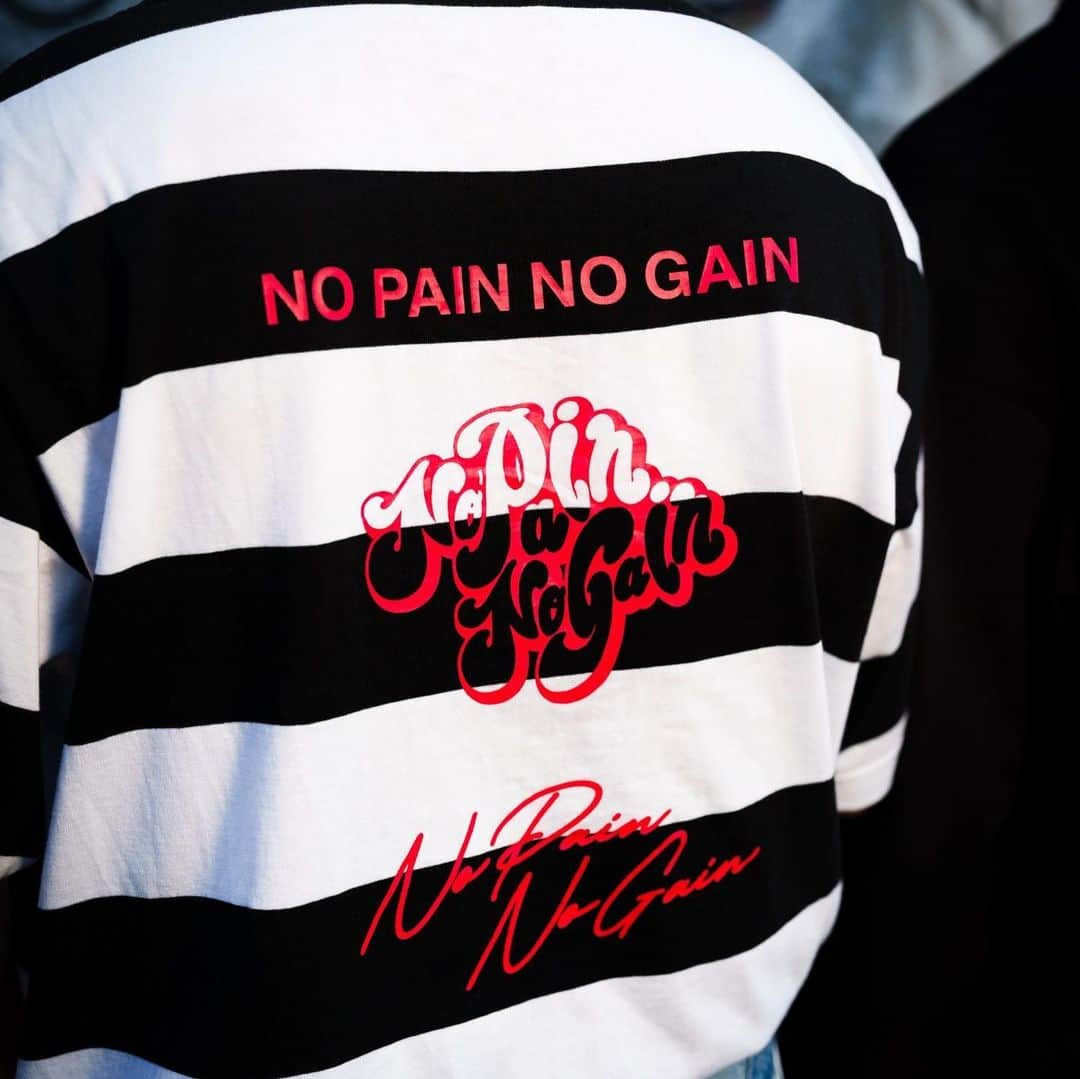 PKCZ GALLERY STOREさんのインスタグラム写真 - (PKCZ GALLERY STOREInstagram)「24karats×数原龍友 コラボレーション 第4弾 NO PAIN NO GAIN  LOOK 画像公開！  ■POP UP 開催日 10月28日(土)～10月29日(日)  ■開催時間 12:00～18:00  ■開催場所 the 508 (山梨県南都留郡山中湖村平野508-113) ※入場券をお持ちの方のみご来店頂けます。 ※ONLINE STOREでの販売は10月28日(土)12:00から販売致します。  @lil_league_official  @24karatsofficial #nopainnogain #24karats #lilleague」10月24日 19時14分 - vertical_garage