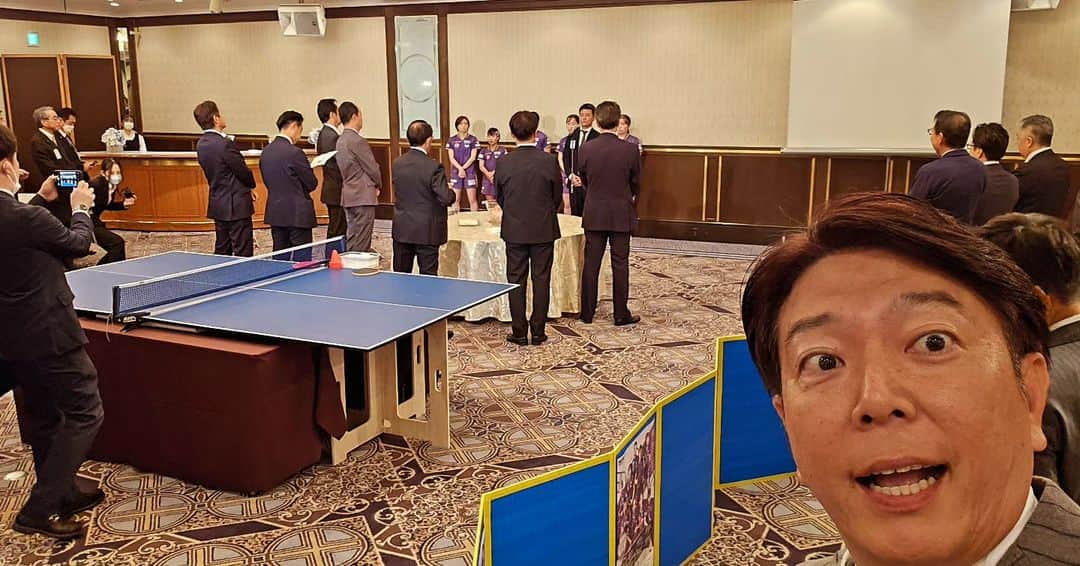 竹内弘一のインスタグラム：「#京都カグヤライズ　の壮行会！ 立ち上げのときから応援してます！京都で貴重なプロスポーツチームです。スポーツは文化！みなさま応援お願いいたします！  #tleague #tリーグ」