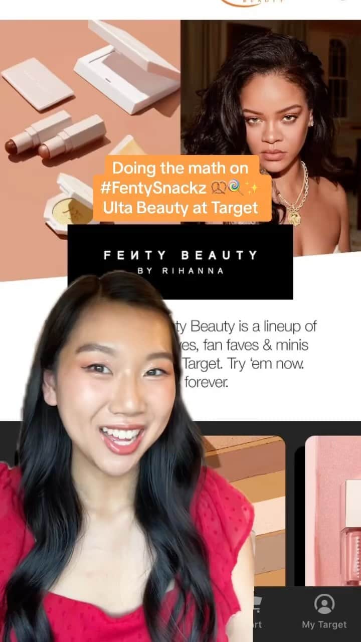 Target Styleのインスタグラム：「The math is mathing on #FentySnackz!🥨🍭✨ find @FentyBeauty exclusive minis and sets in #UltaBeautyatTarget and Target.com! @catch.uponlife @ultabeauty」