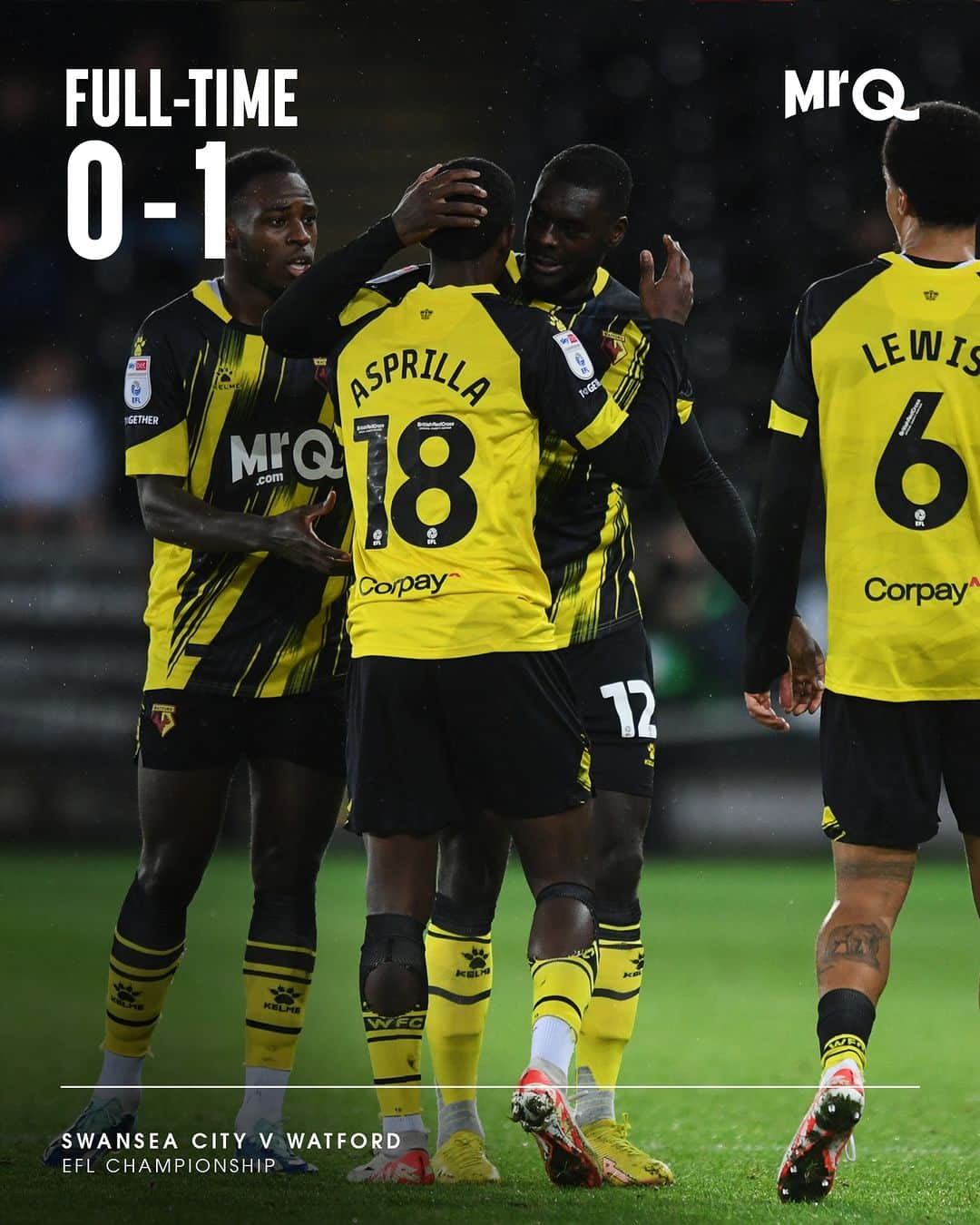 ワトフォードFCのインスタグラム：「Sema's scorcher seals back-to-back wins and a first away win since January! 🤩  #WatfordFC」