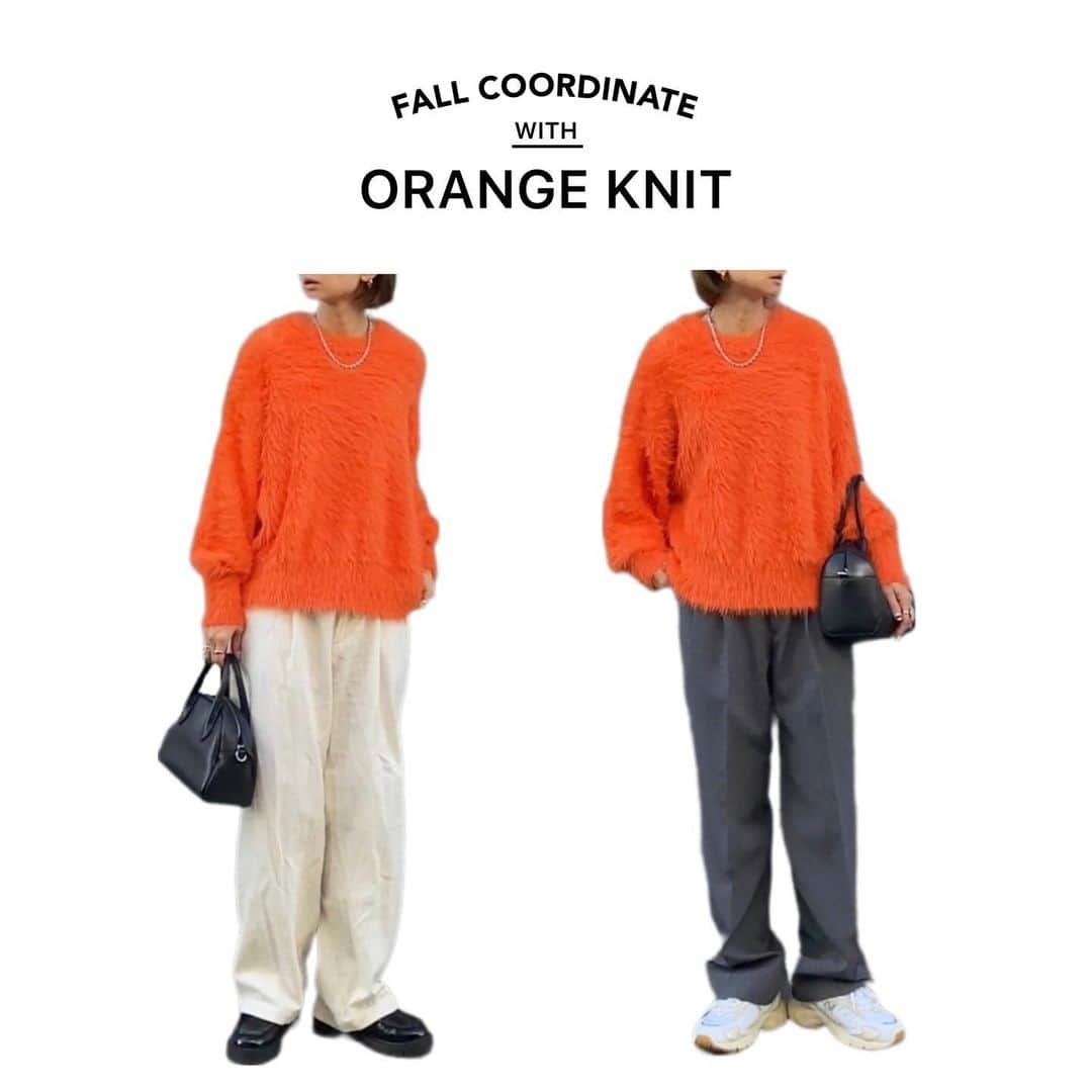 のインスタグラム：「. ザ・オレンジ🍊  @asknowasplus  . . . #code #outfit #ootd . . . 詳しくは#wear で見てね♥︎ wear account → sizu0618 . . . #pr#コーディネート#Locari#着回し#着回しコーデ #着回しアイテム#トレンドコーデ#大人カジュアル#カジュアルコーデ#コーデ#zozotown#秋冬コーデ#秋コーデ#2023fw#冬コーデ」