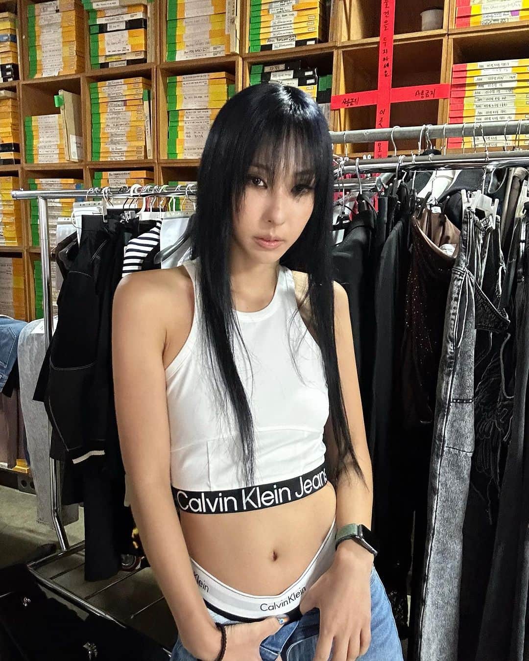 MINA MYOUNGのインスタグラム：「줄삭제와 불가능의 이유 훗 @akanenmiyoshi」
