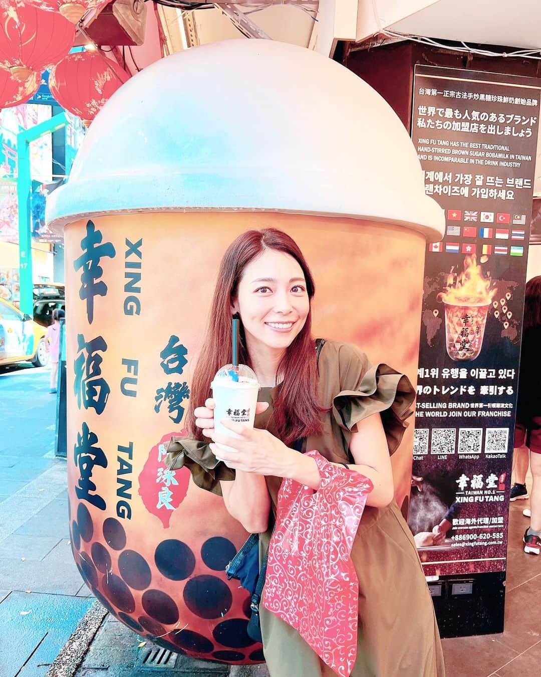 相武紗季のインスタグラム：「一泊で台湾に行ってきたんです！！ #アンタッチャブるtv #疲れすぎて顔ボロボロ」