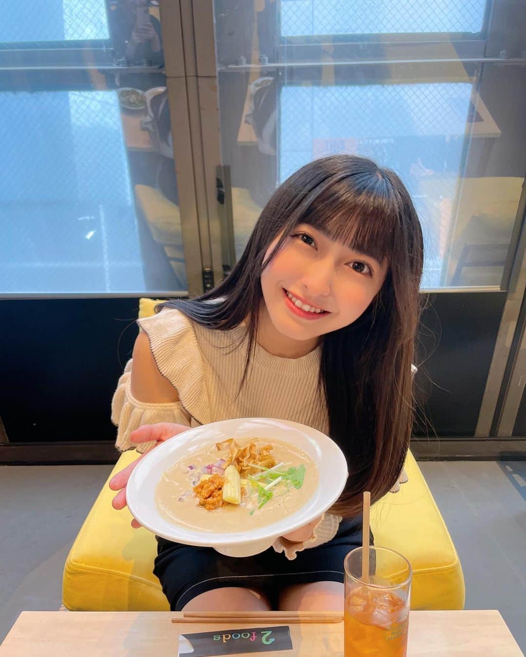 のインスタグラム：「坦々麺食べた！♡」