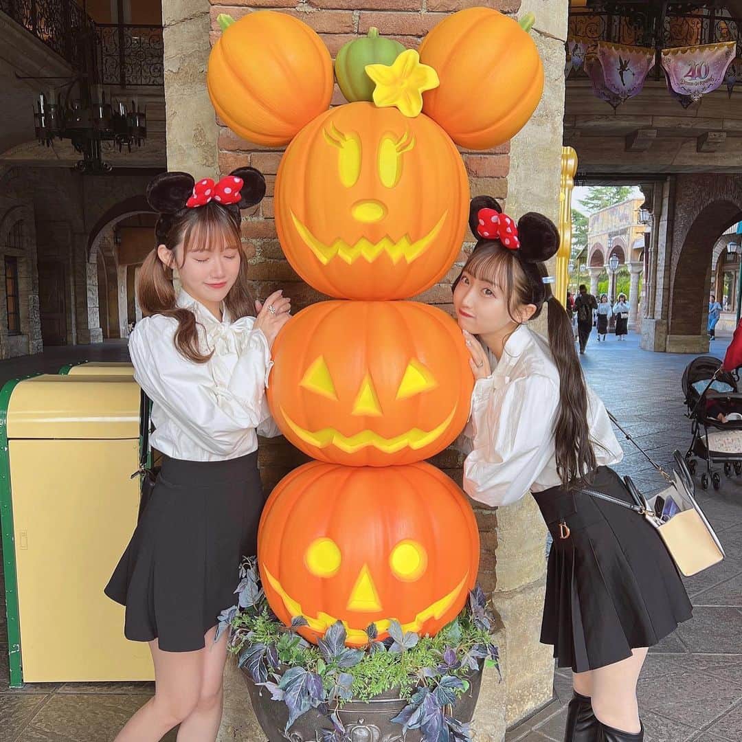 のインスタグラム：「Halloween Disneysea楽しかった~🎃❤️ いっぱい撮ったからいっぱい載せる👻  #Halloween#halloweendisneysea#halloweendisney  #ハロウィン#ハロウィンディズニー #ディズニーシー#disneysea#ディズニーシーコーデ」
