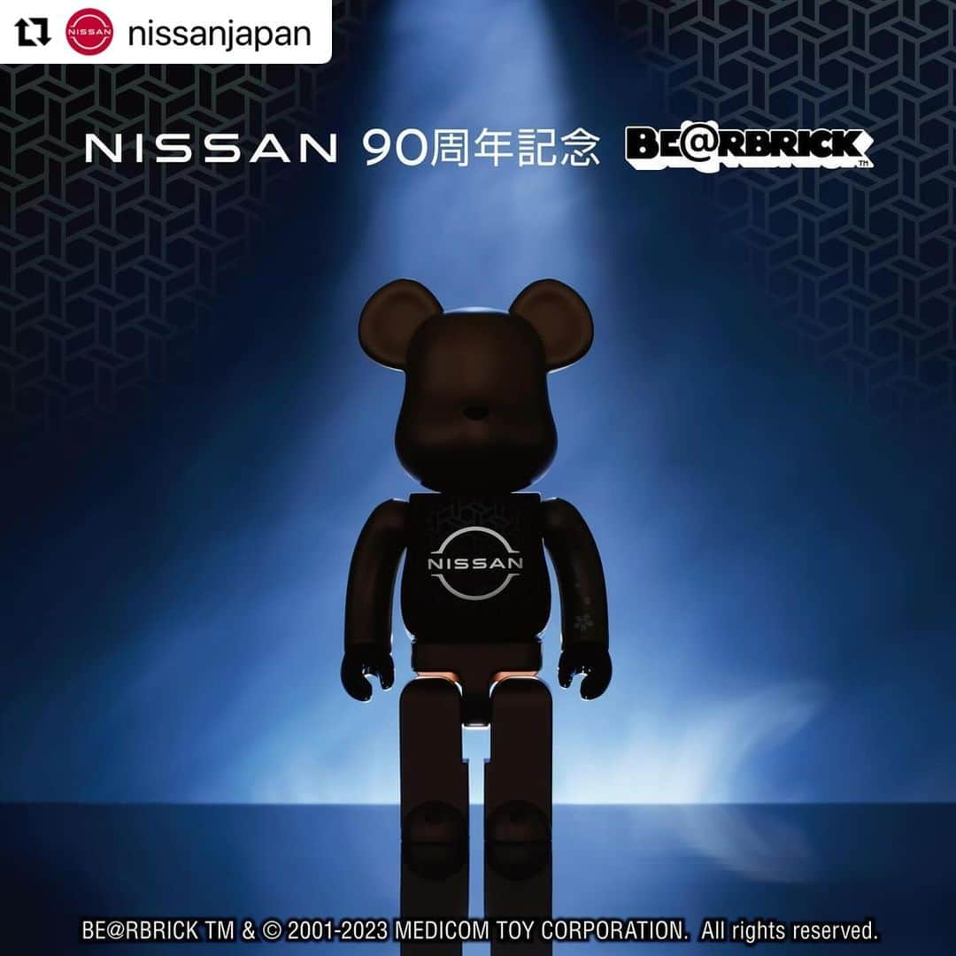 MEDICOM TOYさんのインスタグラム写真 - (MEDICOM TOYInstagram)「#Repost @nissanjapan with @use.repost ・・・ 【 NISSAN 90周年記念 BE@RBRICK 100% & 400% 】 本日より日産オンラインショップにて予約販売開始。   #ジャパンモビリティーショー の #日産ブース 内で実物を展示いたします。 ぜひチェックしてみてください♪   ※在庫に限りがありますのでお早めのご予約を   #日産90周年 #BEARBRICK #JapanMobilityShow2023 #JMS2023 #NissanJMS2023 #日産 #nissan #ニッサン #nissanjapan #5523」10月24日 22時47分 - medicom_toy