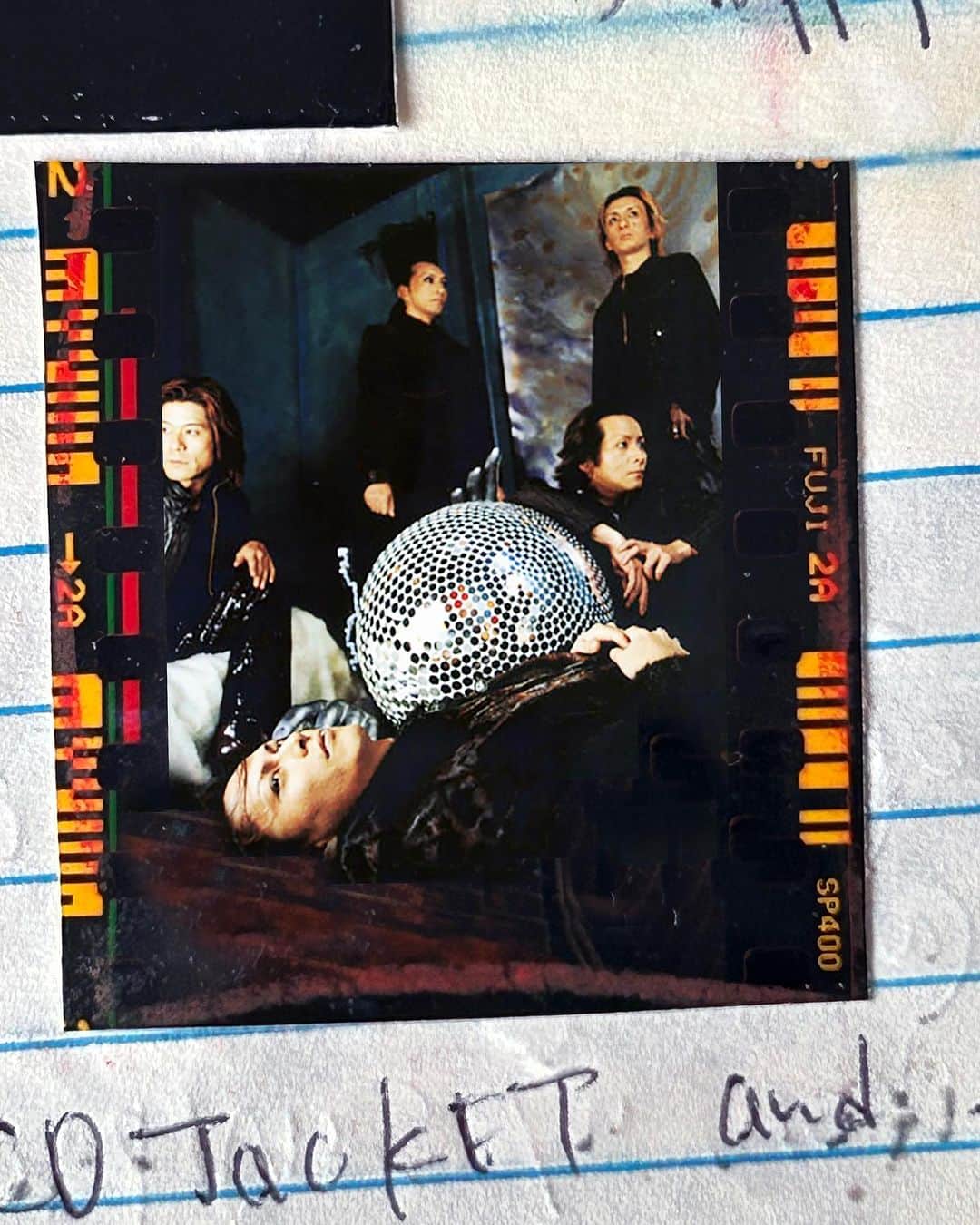 更井真理のインスタグラム：「R.I.P. 🥀 Atsushi Sakurai. My super Rock Star since my youth era. I opened up my old photo album and found memory pics from 2001. The shoot was for CD jacket and artist photo. Rest in Heaven🎸⚡️ #AtsushiSakurai #bucktick #櫻井敦司」