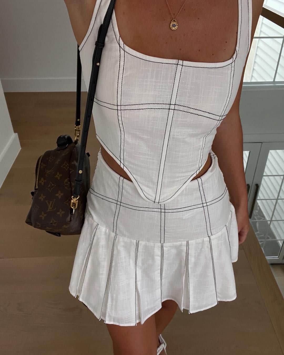 SABO SKIRTのインスタグラム：「The Koralie Top + Skirt ☕️ For an elevated everyday look #sabo」