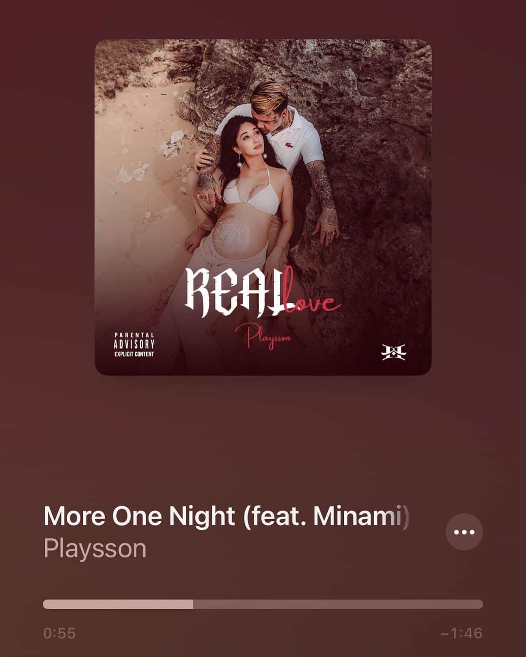 Minamiのインスタグラム：「PLAYSSON- More One Night feat. Minami ⭐️🌌🩷 OUT NOW」