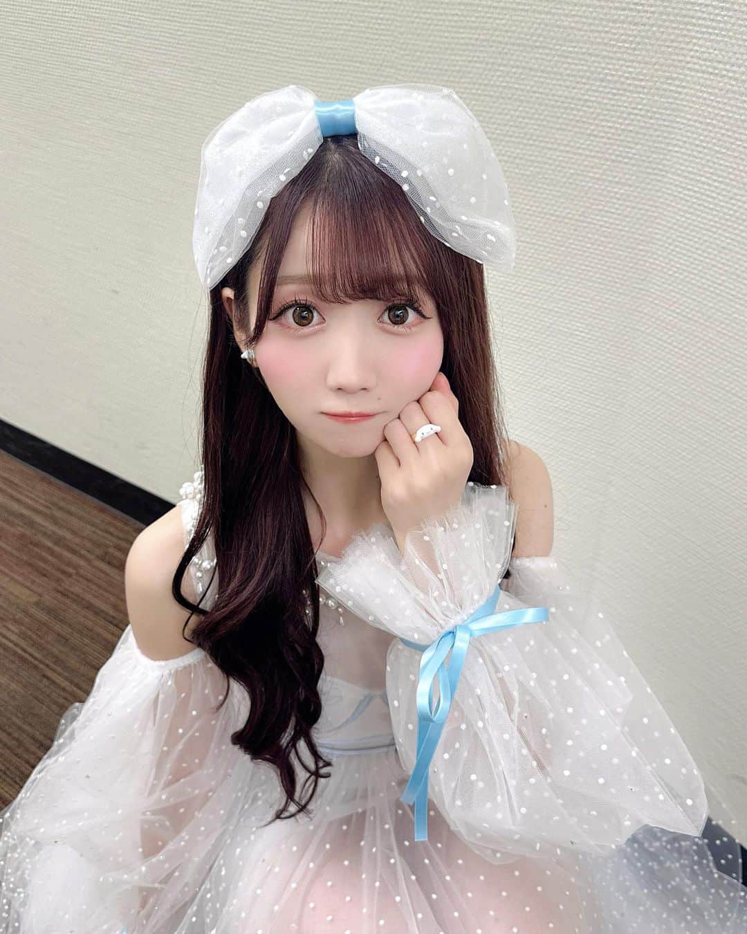 大谷映美里のインスタグラム：「大切なシナモン衣装… ૮₍´｡• ̫ •｡`₎ა🤍🩵🫧」