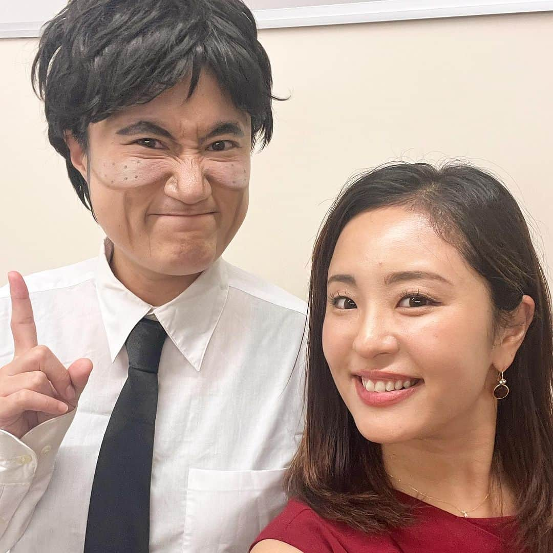 加島ちかえさんのインスタグラム写真 - (加島ちかえInstagram)「ものまねグランプリ ご覧くださった方、フォローくださった方 ありがとうございます👏✨  上戸彩さん　ものまね させていただきました👏  …ちょっ戸、は、伝わりましたでしょうか⁇🤣👏w  ショートネタsp、 初代チャンピオンは タモリさんものまねｼﾞｮﾆｰ志村さんと、 志村けんさんものまねレッツゴーよしまささん‼️  おめでとう御座います🥳✨✨  もはや、 似てないところが見つからない… 絶品すぎました🥹‼️✨✨  ものまねはいいよなぁ〜 (志村けんさん風に読んでみてください✨)  見逃しはTverで⭐︎  #ものまねグランプリ #ものまね #上戸彩　さん　#ジョニー志村  さん　#レッツゴーよしまさ  さん #2枚目マリアのイーちゃん #イーちゃんの南原さんものまねメイクがうますぎてジロジロみてしまう #ニセモノだらけの雛壇で集合写真」10月24日 23時36分 - chikaekashima