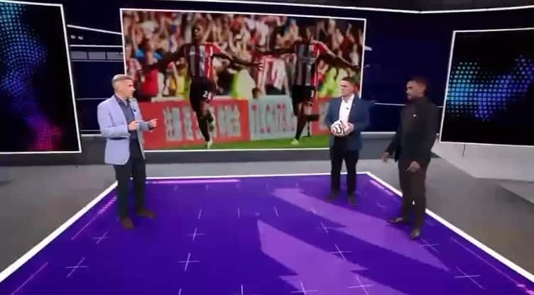 ジャーメイン・デフォーのインスタグラム：「A little masterclass on the @premierleague last night with @themichaelowen and @steve_bower22 ⚽️」