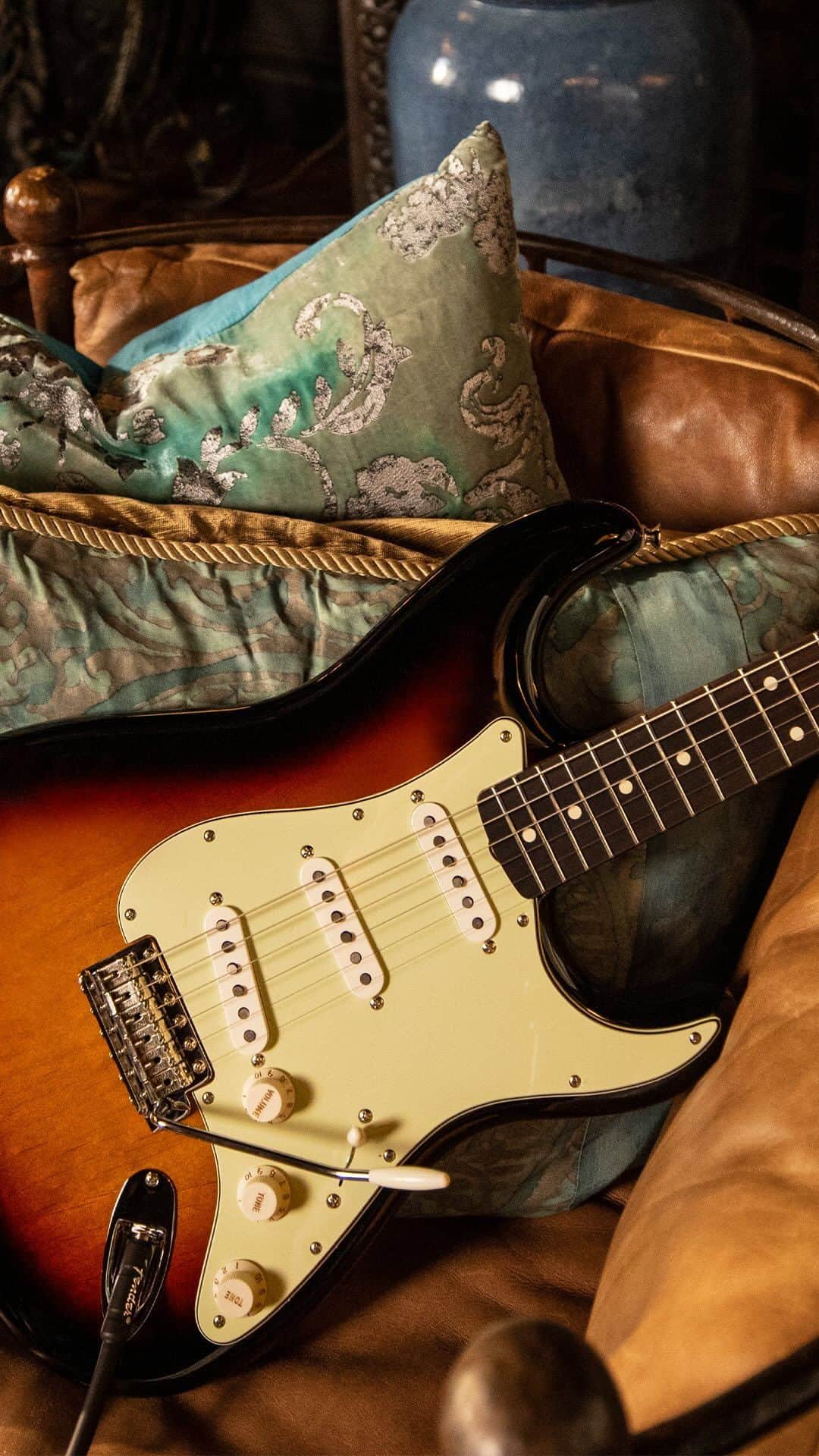 Fender Guitarのインスタグラム：「It’s shaped every genre and generation. Introducing the Vintera II 60s Stratocaster. Ft. @andrewberkeleymartin. Visit the link in bio to learn more.」
