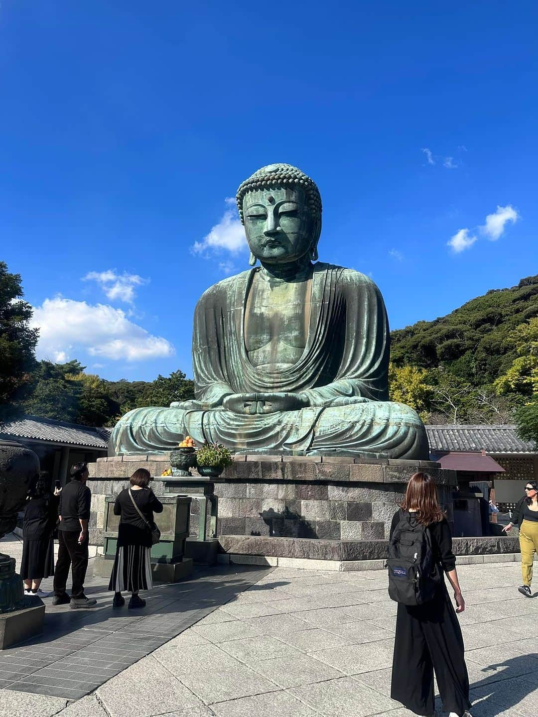 松井理子さんのインスタグラム写真 - (松井理子Instagram)「#鎌倉に小旅行 #大仏様 #高徳院  #秋限定御朱印 #仲良し夫婦 #宇賀福神社 #銭洗弁財天 #長谷寺 #十一面観世音菩薩像」10月25日 1時06分 - ume_ume_phot