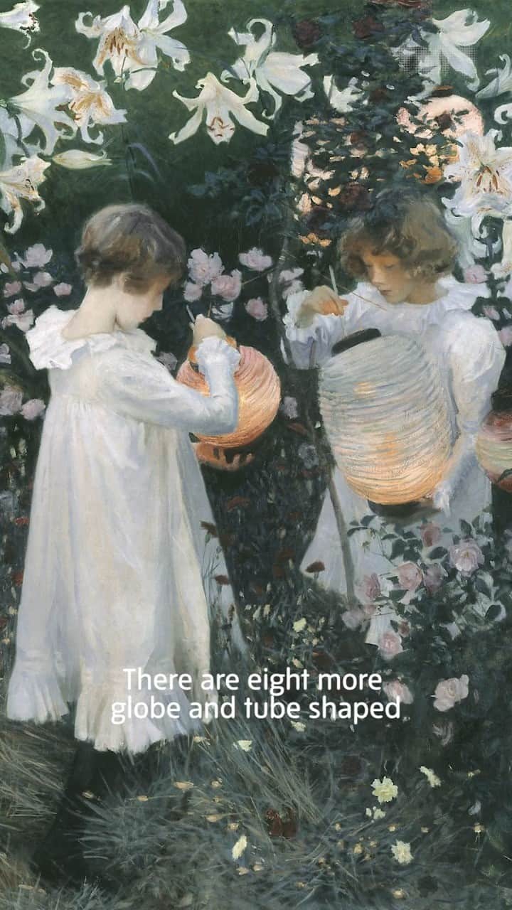 テート・ギャラリーのインスタグラム：「One of our visitors' absolute favourites, on free display at Tate Britain. 💗   ☕ Sit back and listen to the story behind John Singer Sargent’s 'Carnation, Lily, Lily, Rose', with detailed descriptions of its colours and forms, and how Sargent went about making the painting.  Browse @tateshops to explore our collection inspired by the artwork. 🌹」