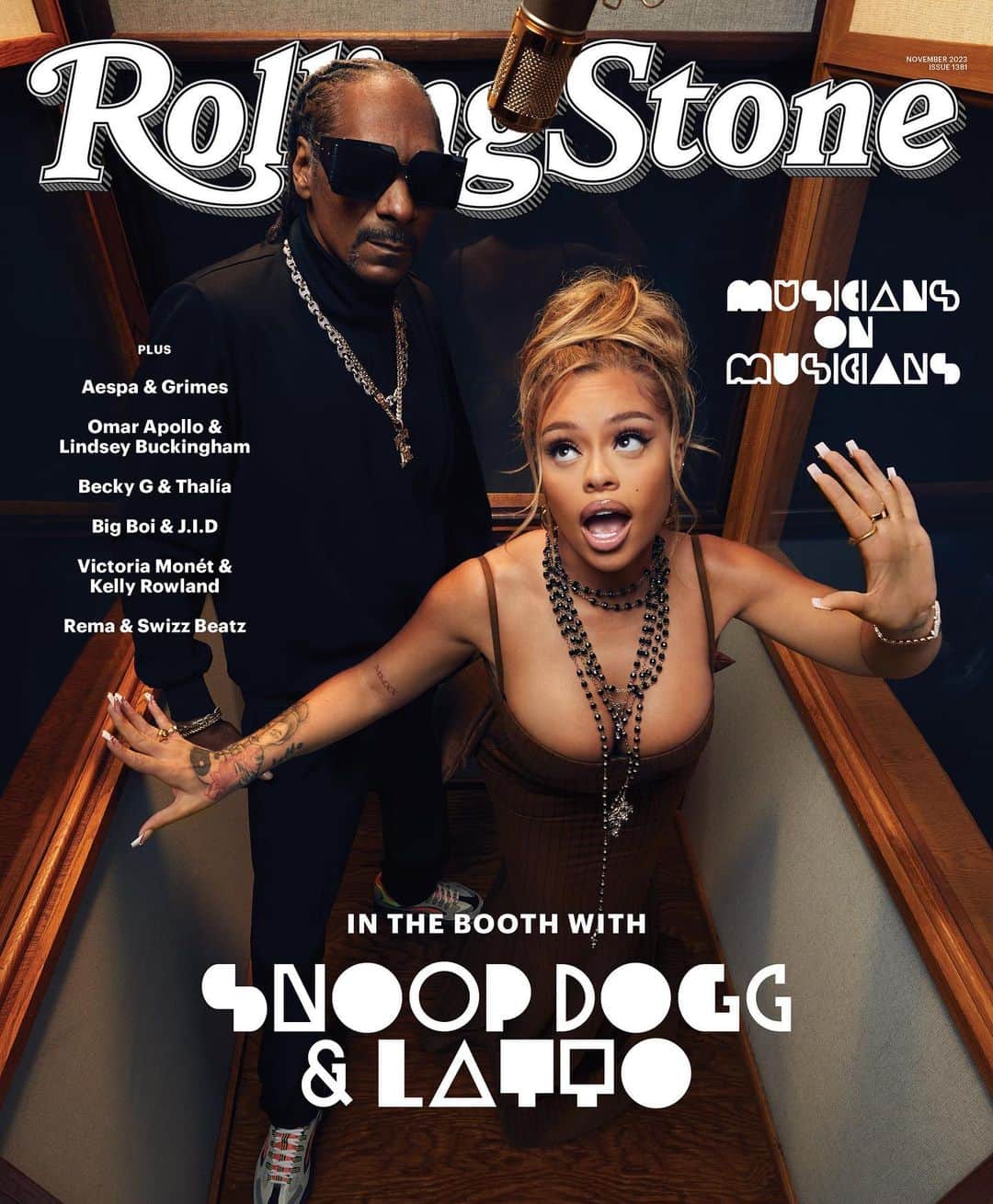 スヌープ・ドッグのインスタグラム：「Thank y’all 🎶👊🏿 this was fun @rollingstone @latto777」
