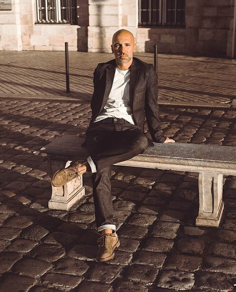 アルベルトファッシャーニのインスタグラム：「The great shoemaking technique of Alberto Fasciani and carefully selected materials.⁠ ⁠ Discover more⁠ www.albertofasciani.it/collections/men⁠ ⁠ #fallstyle #man #albertofasciani」